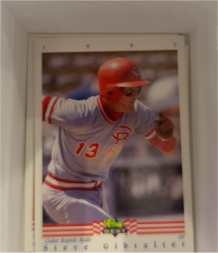 1992 Classic Best #47 Steve Gibralter Cedar Rapids Reds — front