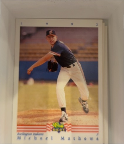 1992 Classic Best #419 Michael Matthews — front