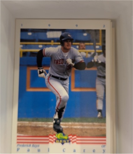 1992 Classic Best #392 Paul Carey Frederick Keys — front
