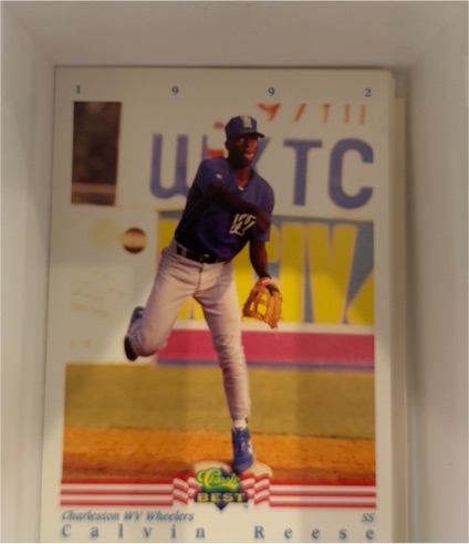 1992 Classic Best #59 Calvin Reese — front