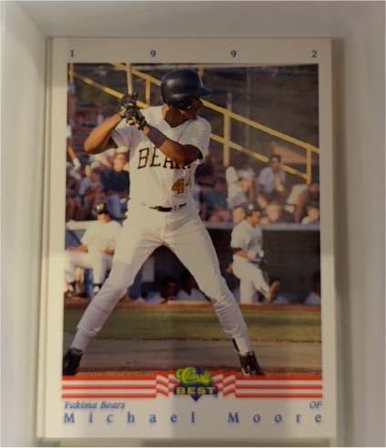 1992 Classic Best #418 Michael Moore Yakima Bears — front