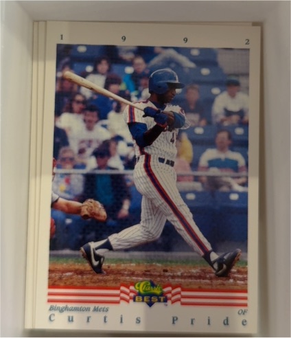 1992 Classic Best #159 Curtis Pride — front