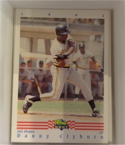 1992 Classic Best #422 Danny Clyburn GCL Pirates — front