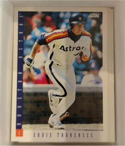 1993 Score #108 Eddie Taubensee — front