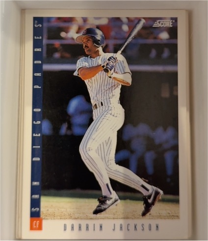 1993 Score #155 Darrin Jackson — front