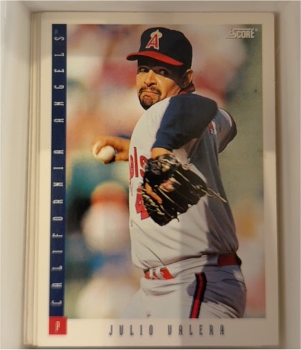 1993 Score #427 Julio Valera — front
