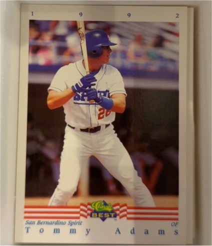 1992 Classic Best #245 Tommy Adams — front