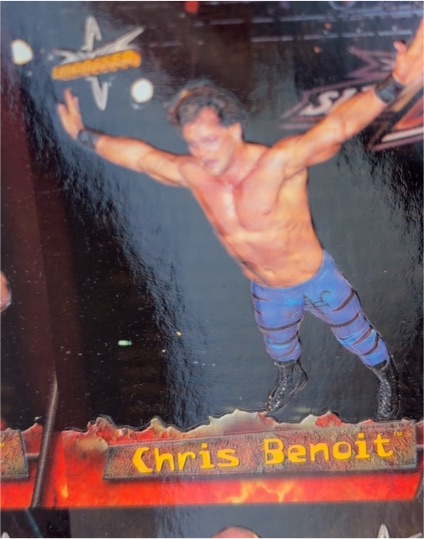 1999 Topps WCW Embossed #4 Chris Benoit — front