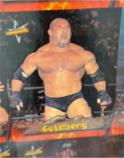 1999 Topps WCW Embossed #16 Bill Goldberg — front