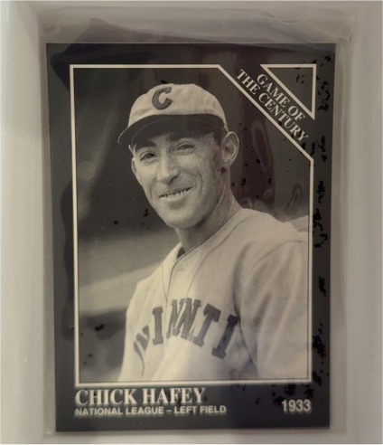 1993 Conlon Collection #677 Chick Hafey — front