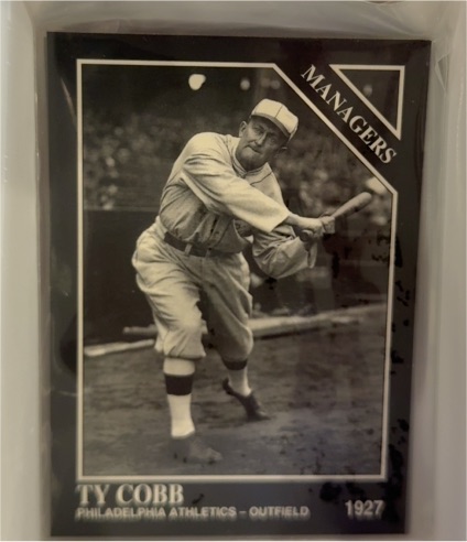 1927 Conlon Collection Managers Ty Cobb — front