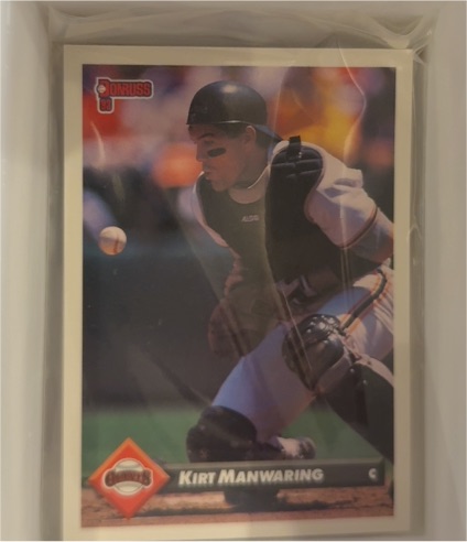 1993 Donruss #364 Kirt Manwaring — front