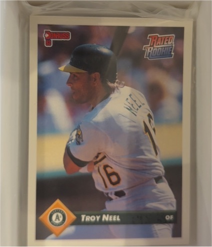 1993 Donruss #308 Troy Neel — front