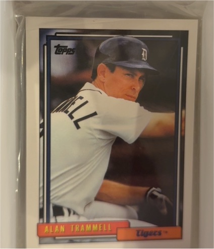 1992 Topps #120 Alan Trammell — front