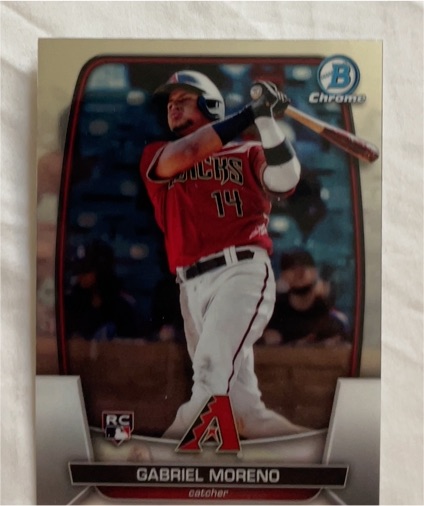 2023 Bowman Chrome #59 Gabriel Moreno — front