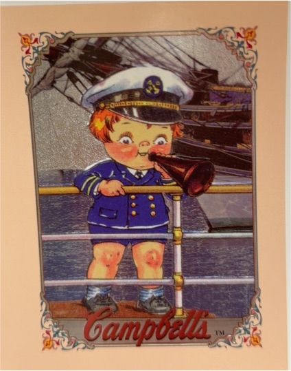 1995 Collect-A-Card Campbell's Collection Souper Card #SC-3 Campbell's Kid Sailor — front