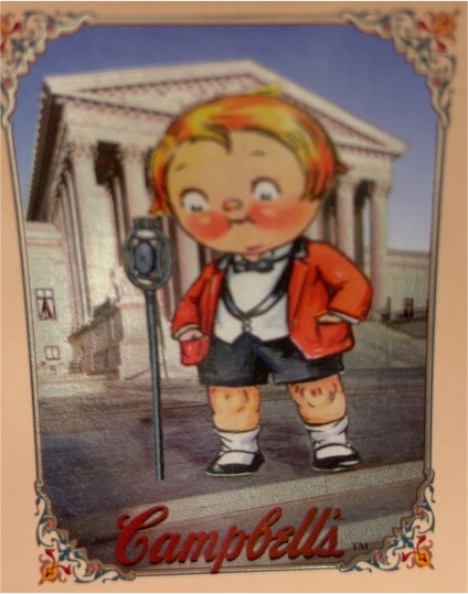 1995 Collect-A-Card The Campbell's Collection Souper Card #SC-6 Campbell Kid — front