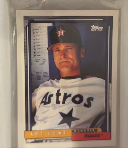 1992 Topps #729 Art Howe — front