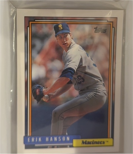1992 Topps #71 Erik Hanson — front
