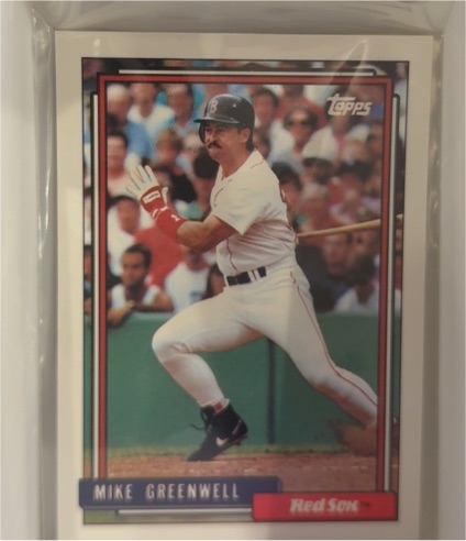 1992 Topps #113 Mike Greenwell — front