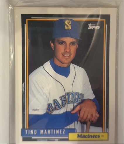 1992 Topps #481 Tino Martinez — front