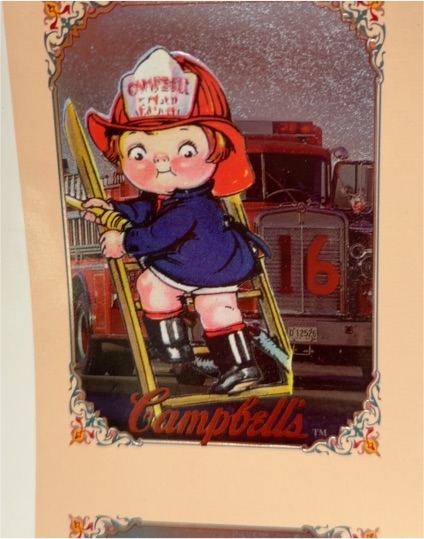1995 Collect-A-Card The Campbell's Collection Souper Card #SC-4 Campbell Kid - Fireman — front