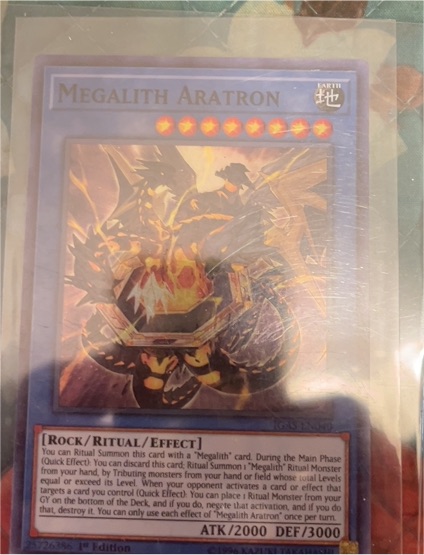Yu-Gi-Oh! 2020 Ignition Assault IGAS-EN040 Megalith Aratron — front