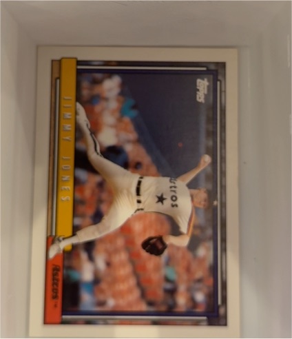 1992 Topps #184 Jimmy Jones — front