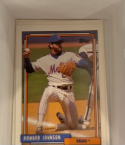 1992 Topps #590 Howard Johnson — front