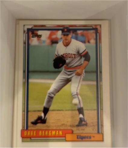 1992 Topps #354 Dave Bergman — front