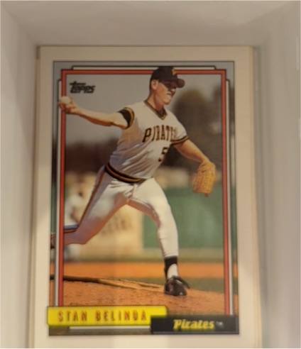 1992 Topps #466 Stan Belinda — front