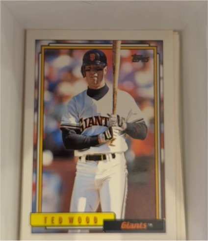 1992 Topps #358 Ted Wood — front