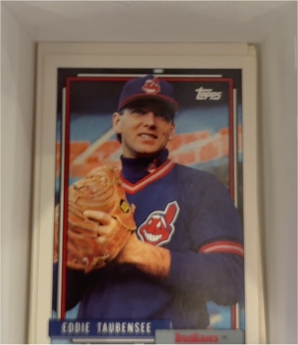 1992 Topps #427 Eddie Taubensee — front
