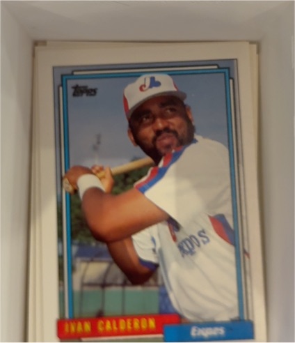 1992 Topps #775 Ivan Calderon — front