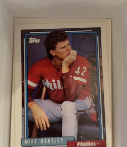 1992 Topps #484 Mike Hartley — front