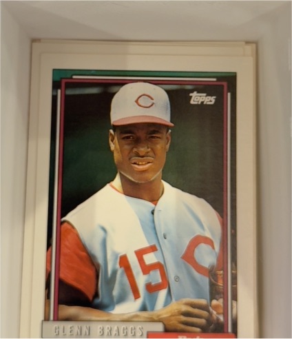 1992 Topps #197 Glenn Braggs — front