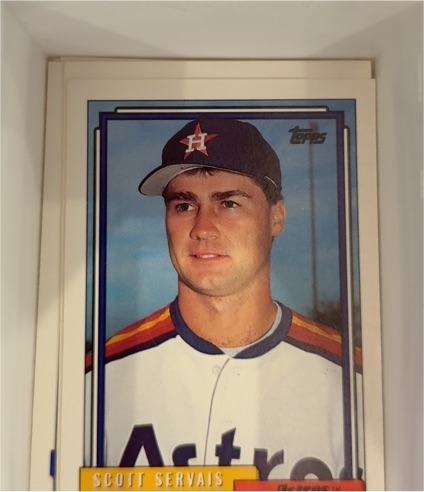 1992 Topps #437 Scott Servais — front