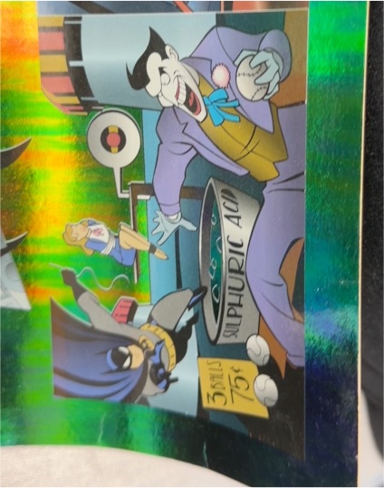 1995 Skybox The Adventures of Batman & Robin Foil #R7 Joker — front
