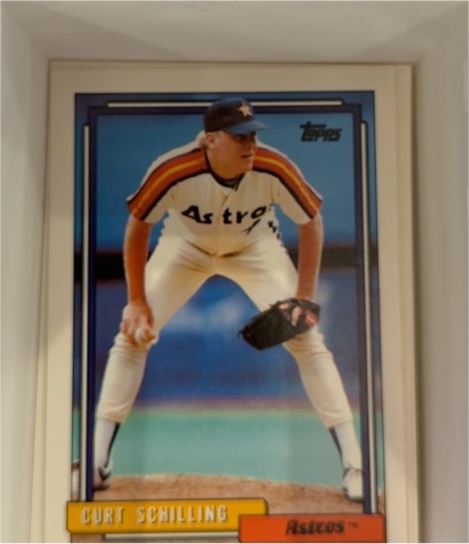 1992 Topps #316 Curt Schilling Houston Astros — front