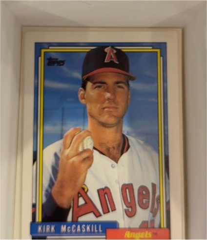 1992 Topps #301 Kirk McCaskill California Angels — front