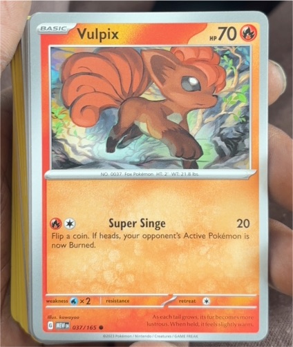 2023 Pokémon Scarlet & Violet 151 #037 Vulpix — front
