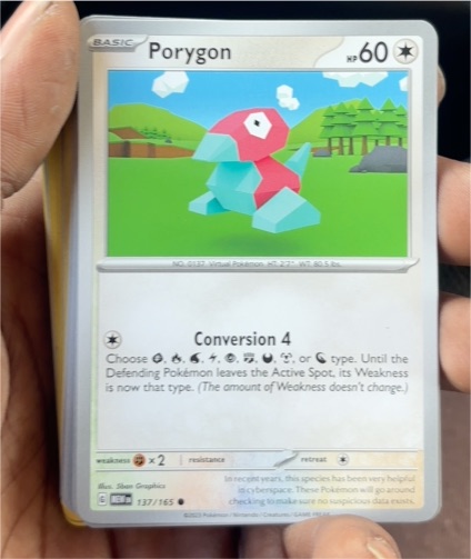 2023 Pokémon Scarlet & Violet 151 #137 Porygon — front