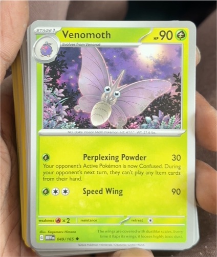 2023 Pokémon Scarlet & Violet 151 #049 Venomoth — front