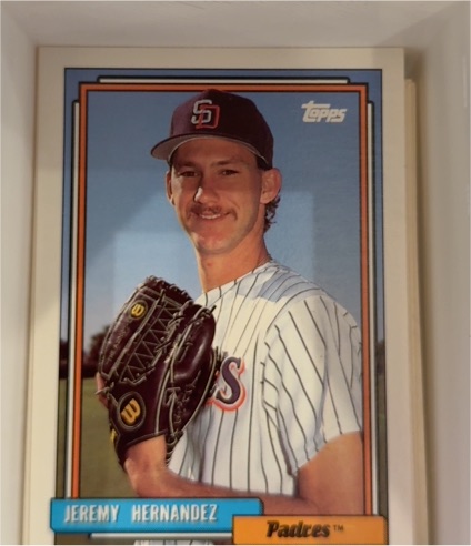 1992 Topps #211 Jeremy Hernandez — front