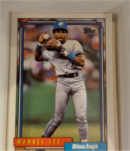 1992 Topps #634 Manuel Lee — front