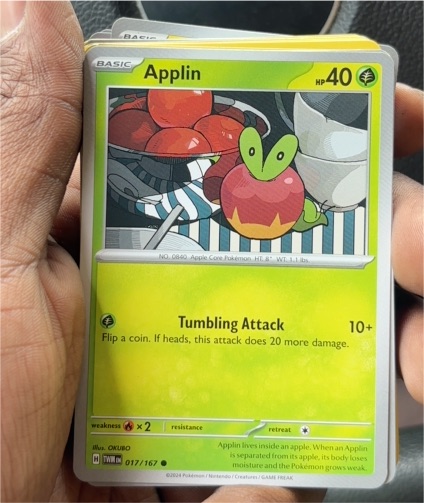 2024 Pokémon SV06: Twilight Masquerade #017 Applin — front