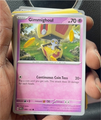 2023 Pokémon Scarlet & Violet Paradox Rift #088 Gimmighoul — front
