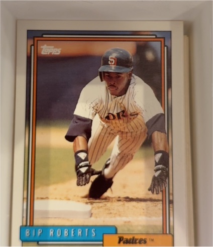 1992 Topps #20 Bip Roberts San Diego Padres — front