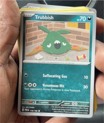 2023 Pokémon SV04 Paradox Rift #116 Trubbish — front