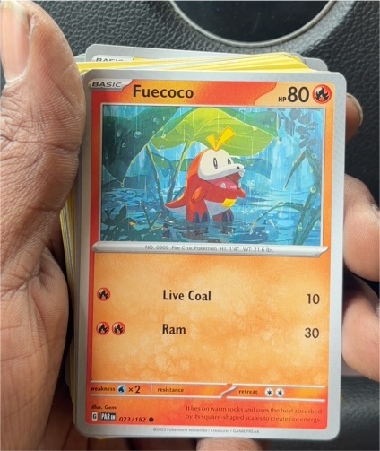 2023 Pokemon Paradox Rift #023 Fuecoco — front